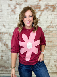 Evara Floral Patch Top