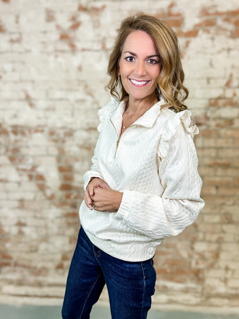 Magna Cable Knit Top