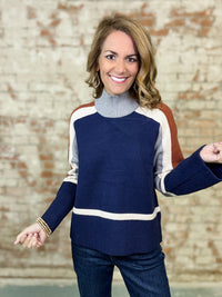 THML Nomi Color Block Sweater