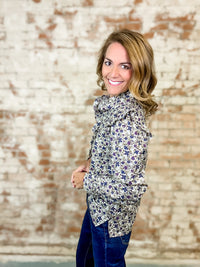 Opal Floral Top