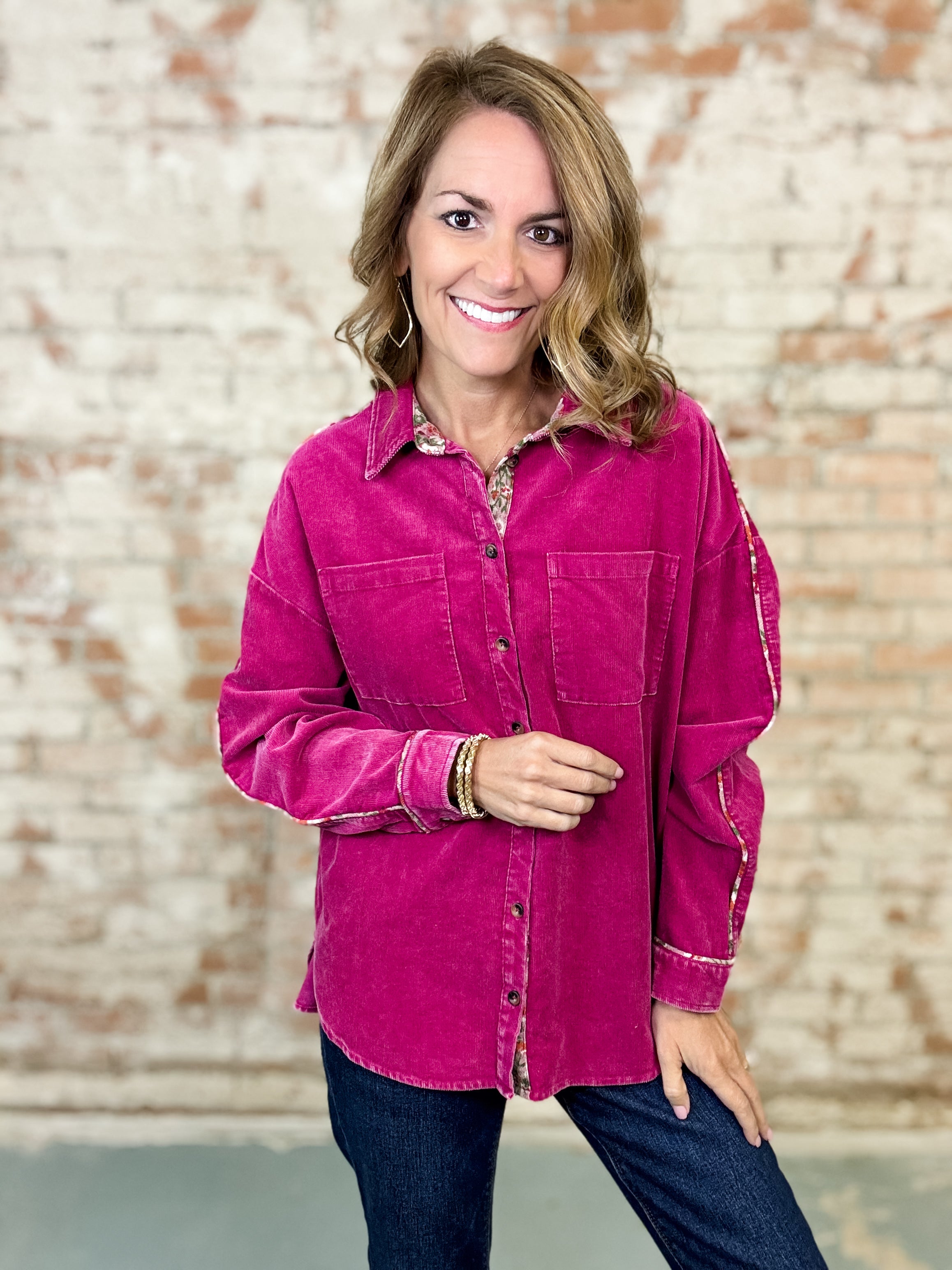 Mirelle Corduroy Top