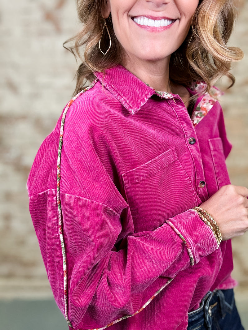 Mirelle Corduroy Top