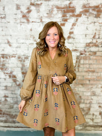 Liora Corduroy Dress