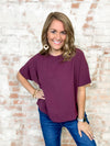 Ashtyn Solid Dolman Sleeve Top