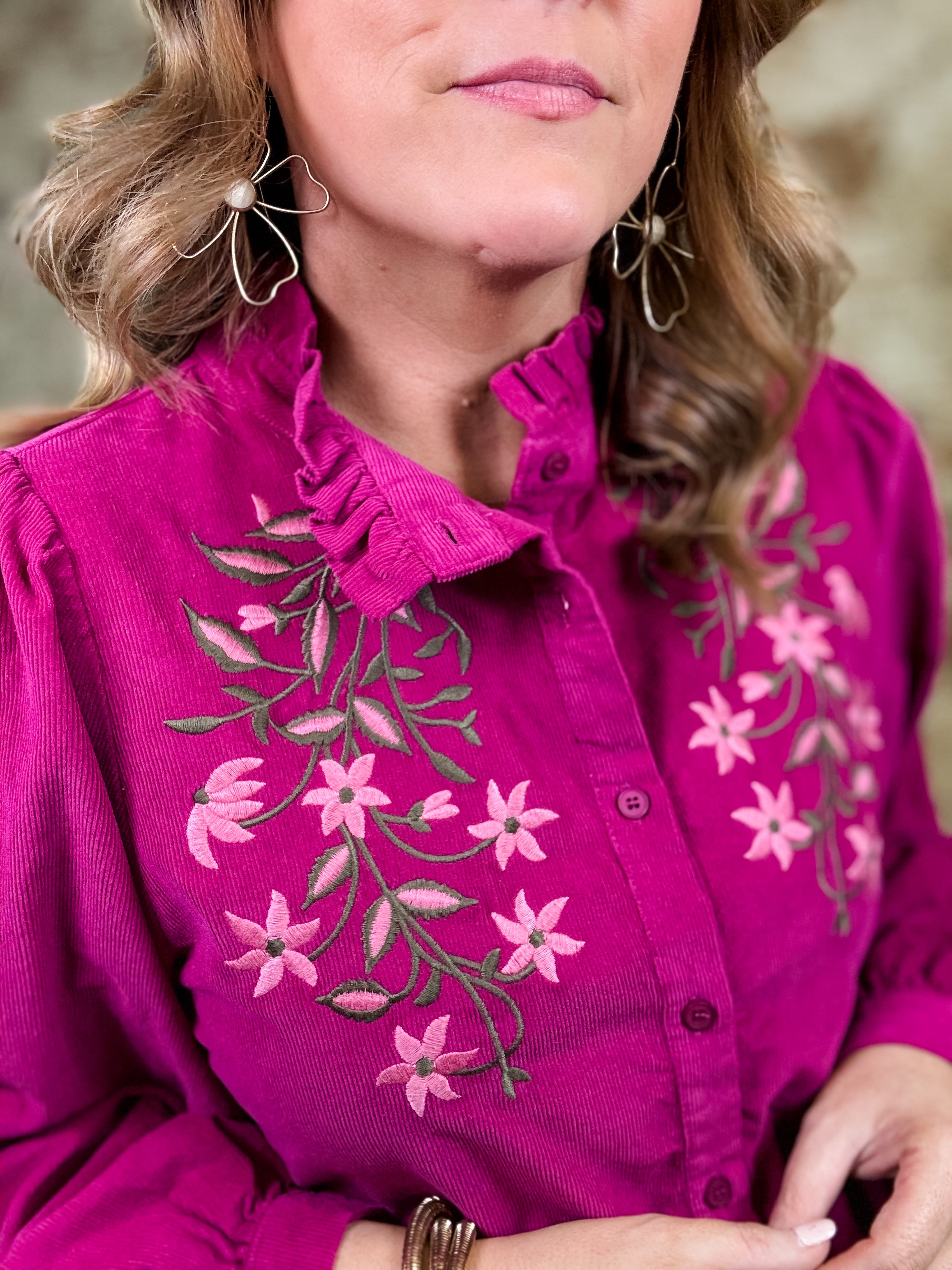 Melanie Embroidered Top