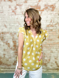 Fallon Polka Dot Top