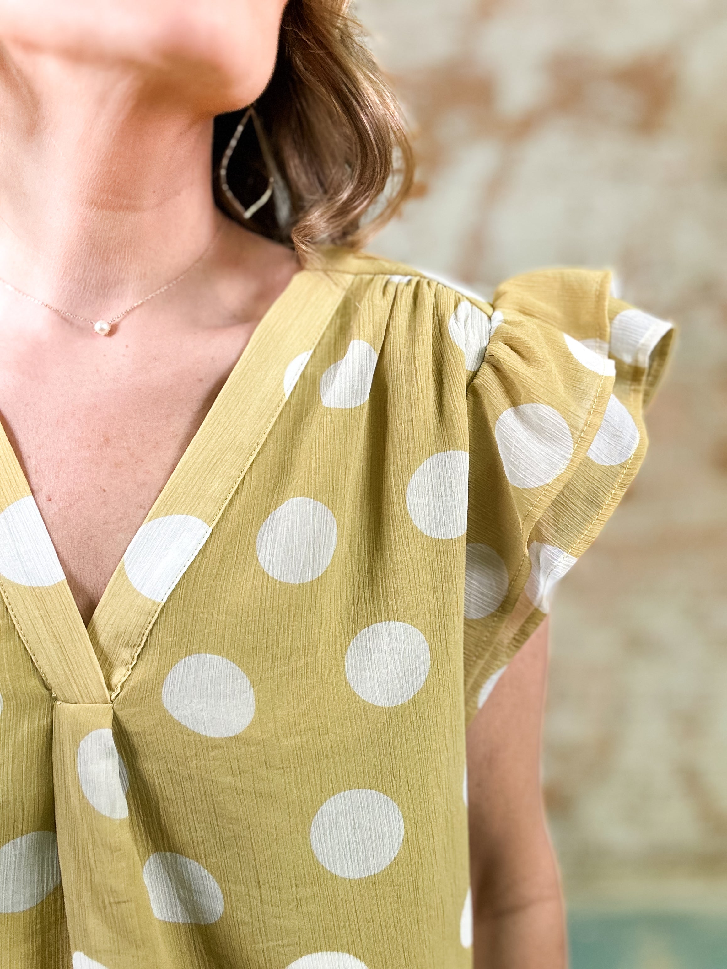 Fallon Polka Dot Top