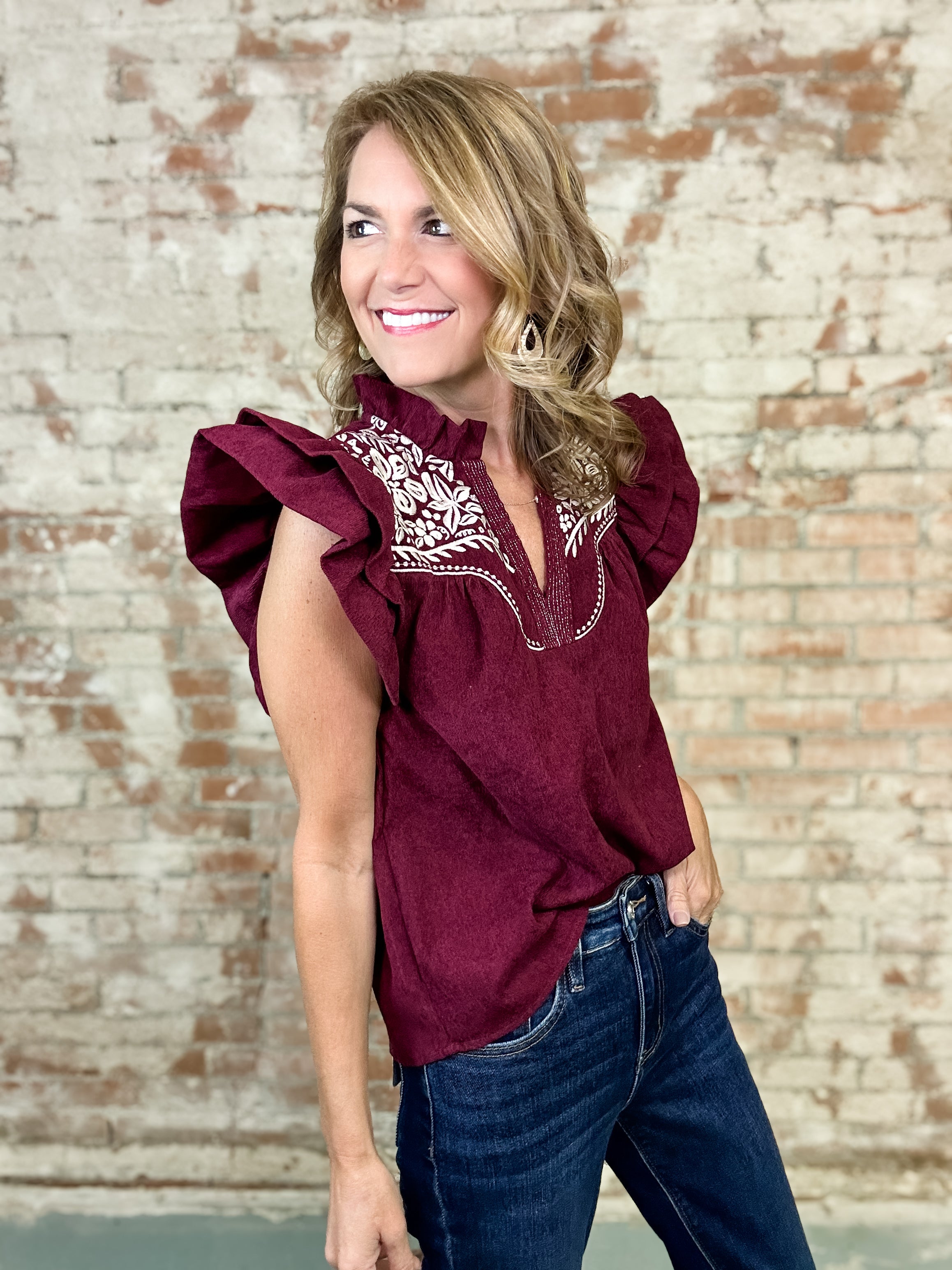 THML Autumn Floral Top