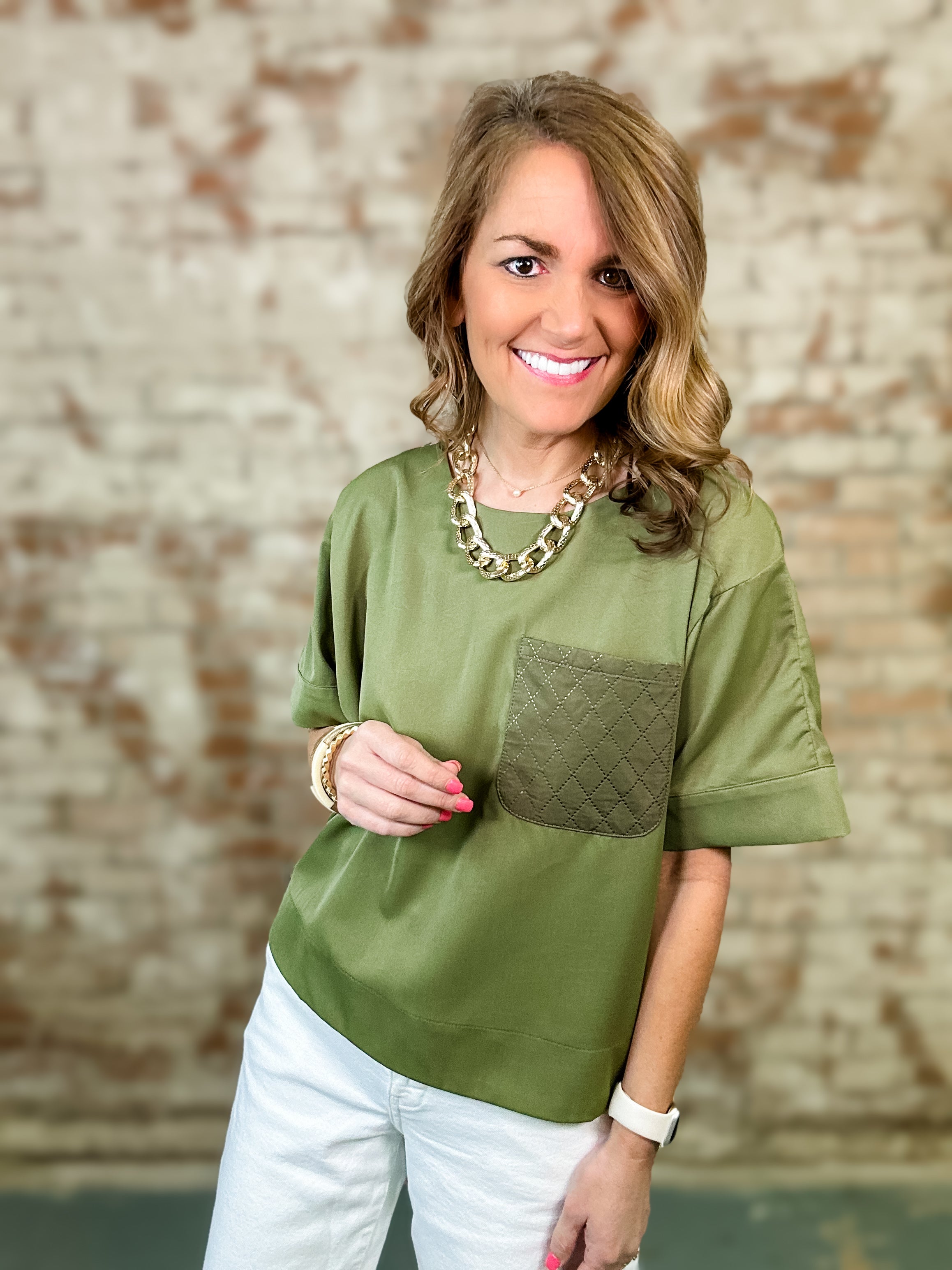 Cauble Diamond Pocket Top