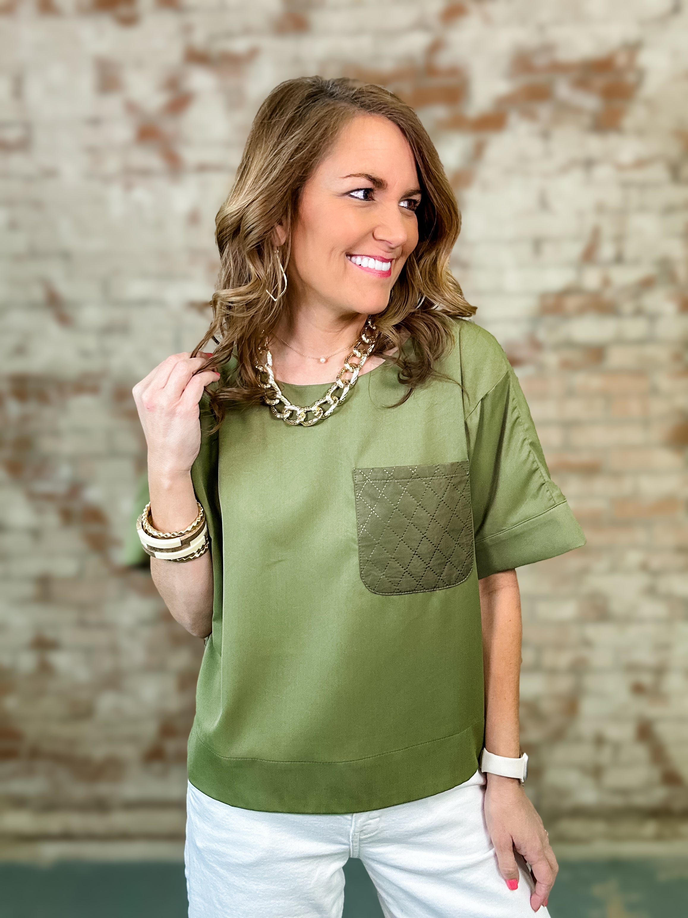 Cauble Diamond Pocket Top