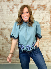 Brecken Scallop Top