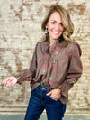 Ember Embroidered Top