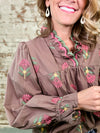 Ember Embroidered Top