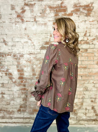 Ember Embroidered Top