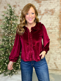 Reagan Velvet Top