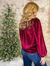 Reagan Velvet Top