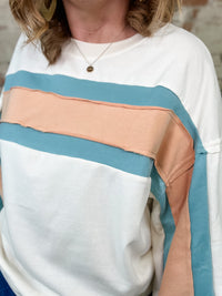 Tucker French Terry Colorblock Pullover