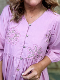 Brooke Embroidered Dress