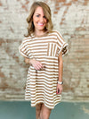 Kara Mineral Washed Stripe Dress