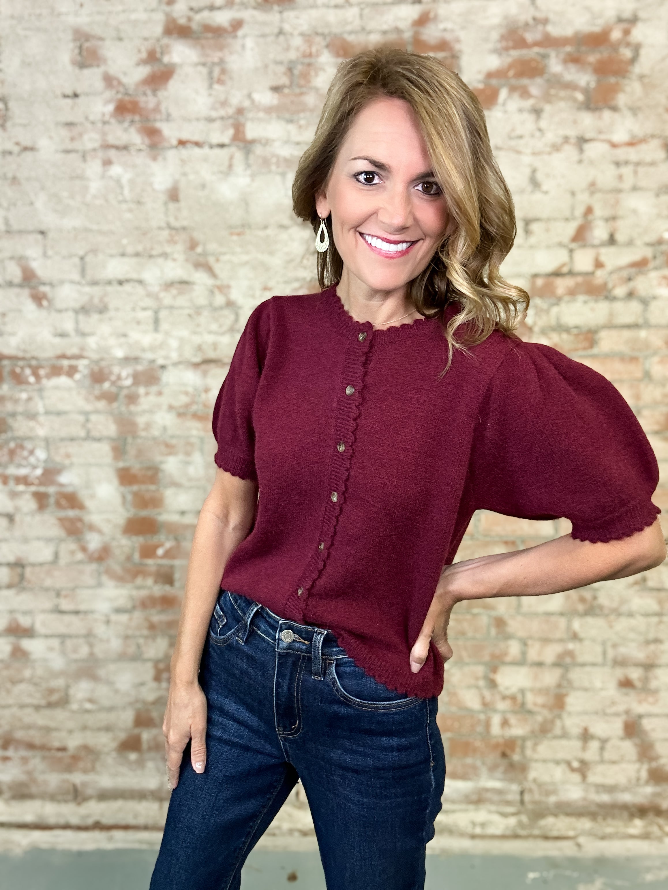 Bianca Puff Sleeve Sweater