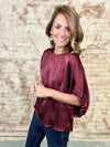 Shelly Satin Top