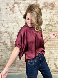 Shelly Satin Top