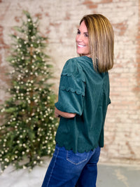 Everest Scallop Detail Top