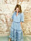Vivian Denim Tiered Dress