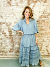 Vivian Denim Tiered Dress