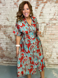 THML Aspyn Button Down Dress