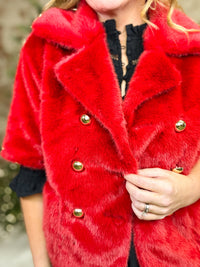 Ivy Jane Cerise Fur Coat