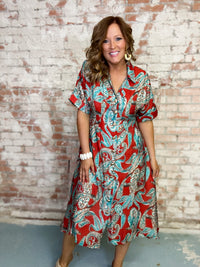 THML Aspyn Button Down Dress