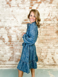 Sulsar Dirty Washed Denim Dress