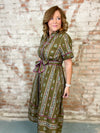 Lucille Pleated Dress