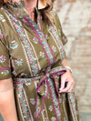 Lucille Pleated Dress
