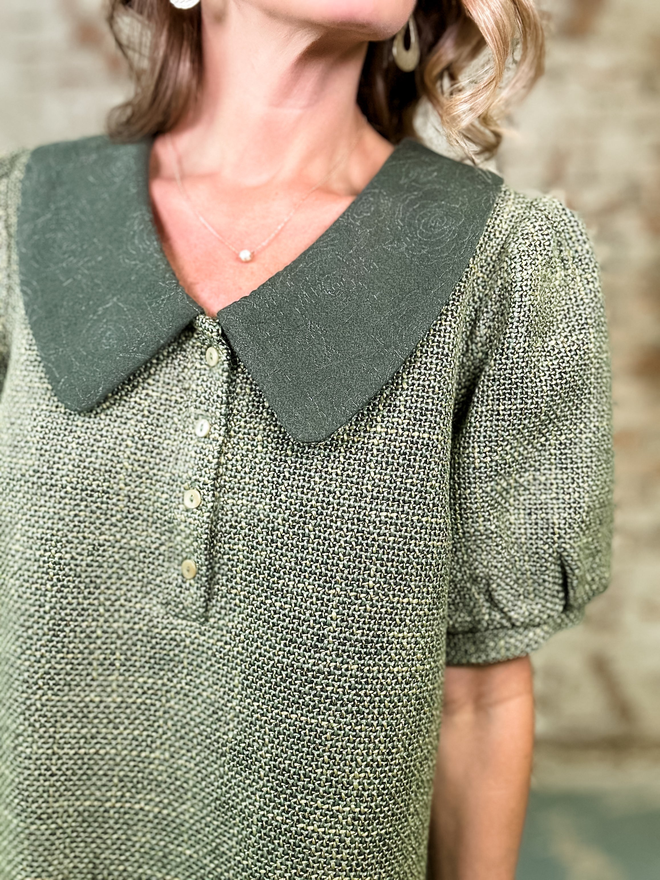 Loretta Collared Dress