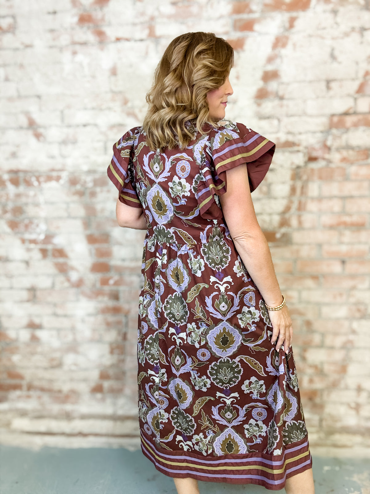 Aubrie Contrast Dress
