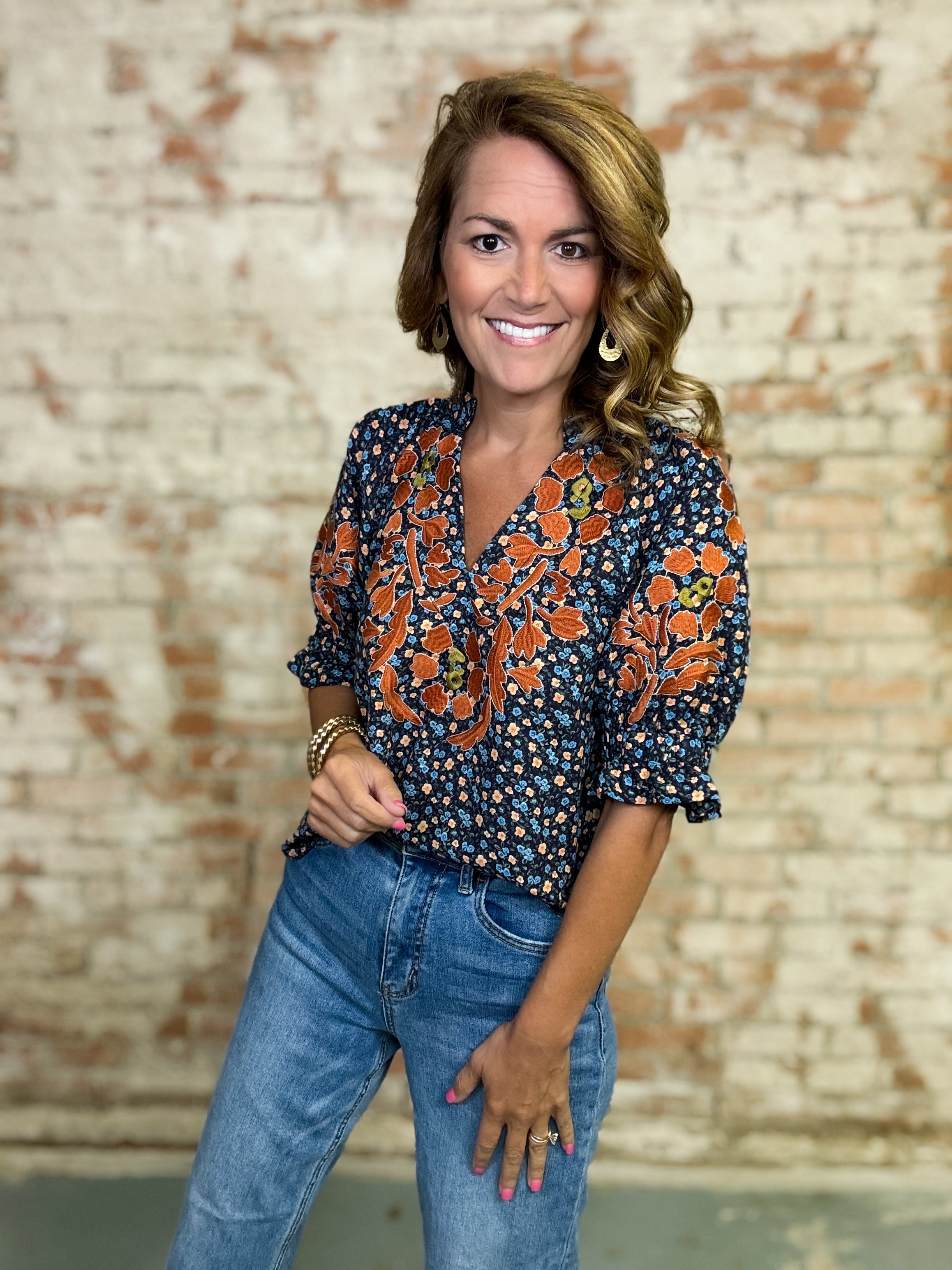 THML Emilia Floral Top