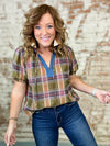 THML Claire Puff Sleeve Top