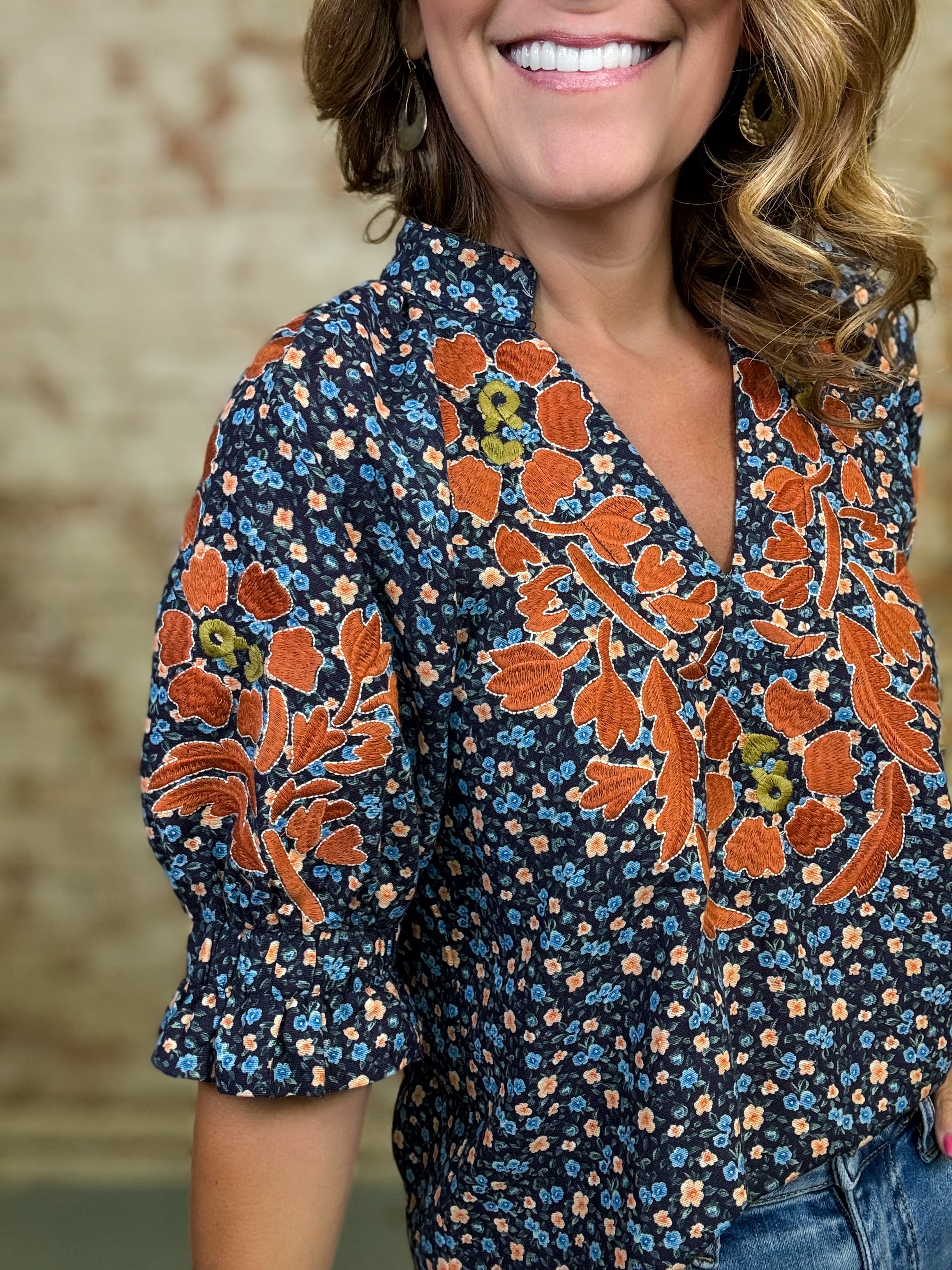 THML Emilia Floral Top