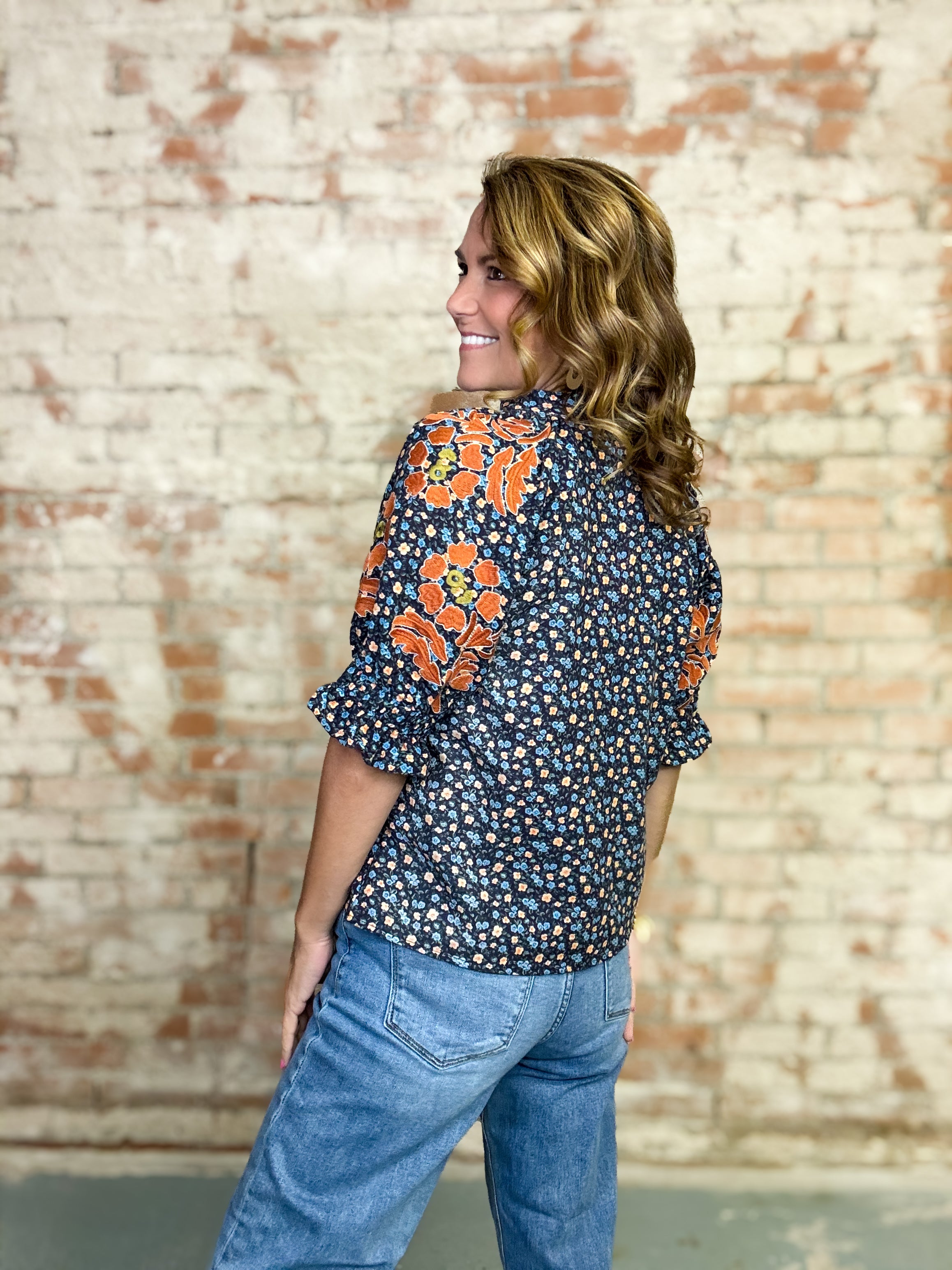 THML Emilia Floral Top