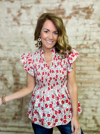 Isamar Smocked Top