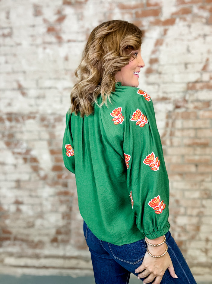 THML Shanda Embroidered Top