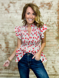 Isamar Smocked Top