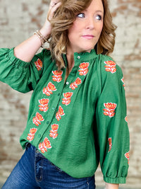 THML Shanda Embroidered Top