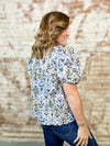 Piper Floral Print Diamond Top
