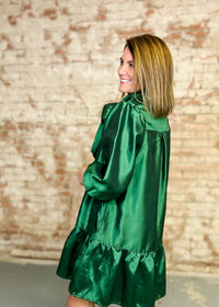 Preslee Metallic Bow Dress