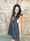 Leah Denim Romper