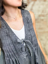 Leah Denim Romper