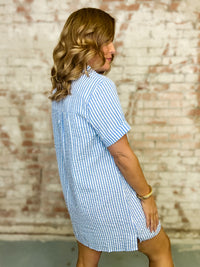 Lauren Striped Shirt Dress